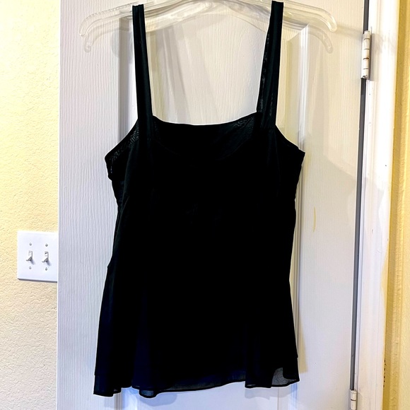 Burberry London Black Sleeveless Layered Top Size 48 (L US) - Picture 1 of 8